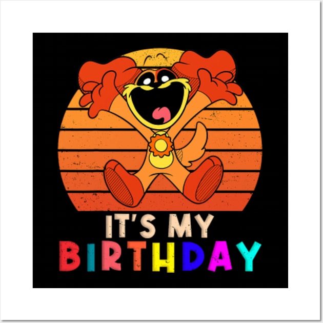 It's My Birthday Cute Animal Wall Art by David Brown